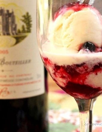 Berry Wine Ice Cream Sauce