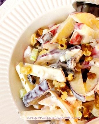 Crispy Apple, Raisin and Walnut Salad