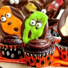 Halloween Chocolate Cupcakes