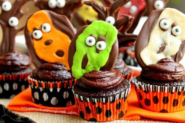 Halloween Chocolate Cupcakes