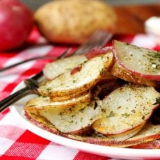 Herb Parmesan Potato Slices