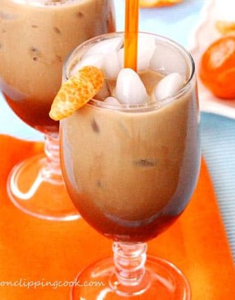 Iced Mandarin Orange Café Mocha