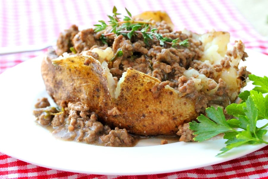 Baked Potato & Ground Beef Gravy Coupon Clipping Cook®
