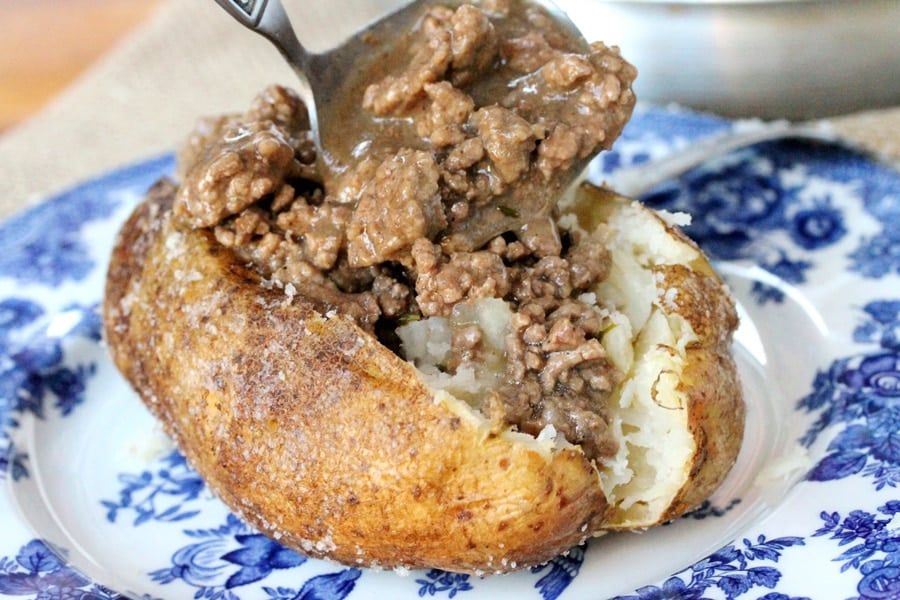 Baked Potato & Ground Beef Gravy Coupon Clipping Cook®