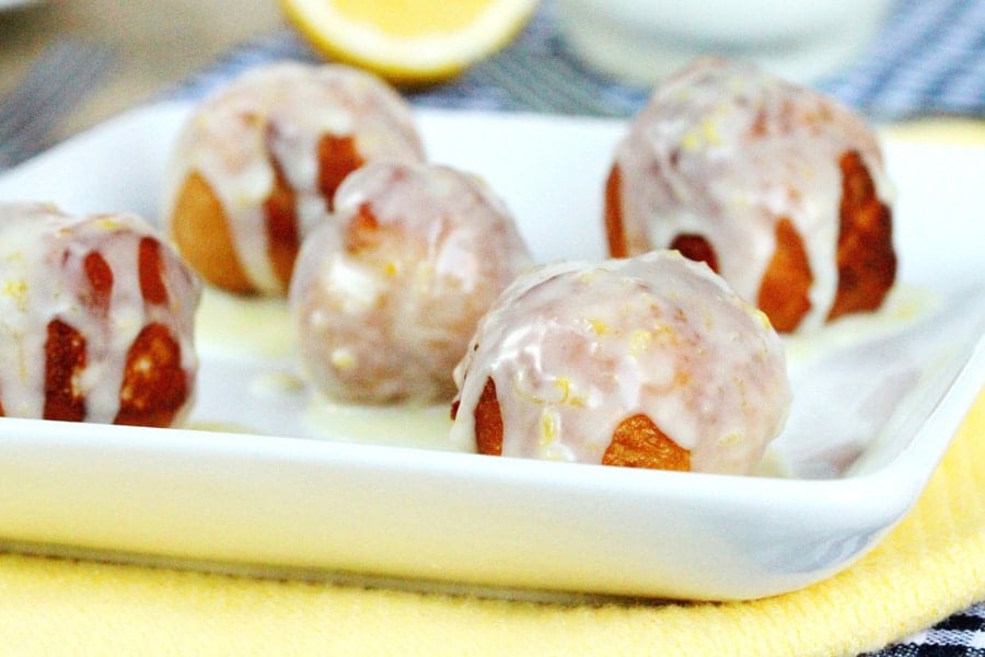 Easy Doughnut Balls with Lemon Glaze Coupon Clipping Cook®
