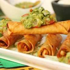 Chicken and Lime Taquitos