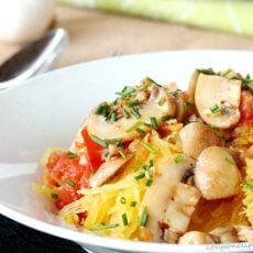 Spaghetti Squash with Mushrooms