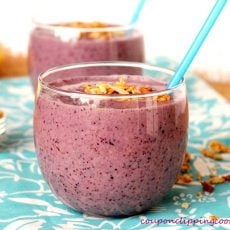 Blueberry Granola Smoothie