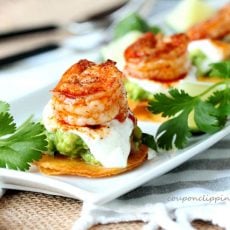 Mini Shrimp Tostadas