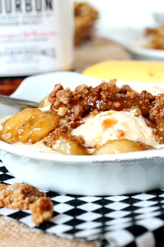 Browned Butter Bourbon Banana Dessert