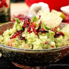 Red Bell Pepper Guacamole