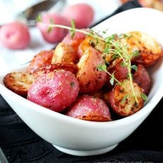 Roasted Red Potatoes in Bowl