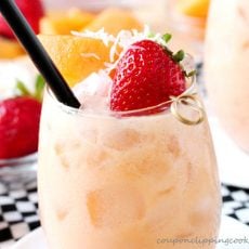 Cantaloupe Berry Agua Fresca