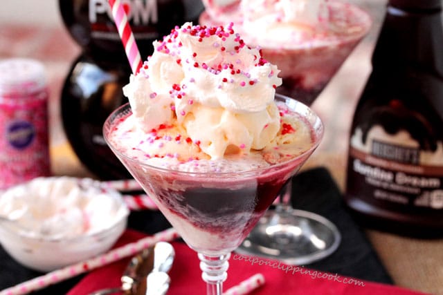 Red Velvet Ice Cream Float