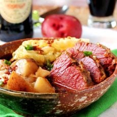 Guinness Corned Beef and Cabbage