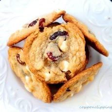 Tart Cherry White Chocolate Cookies
