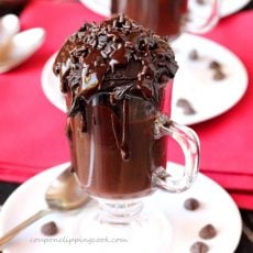 Chocolate on Chocolate Dessert in Glass