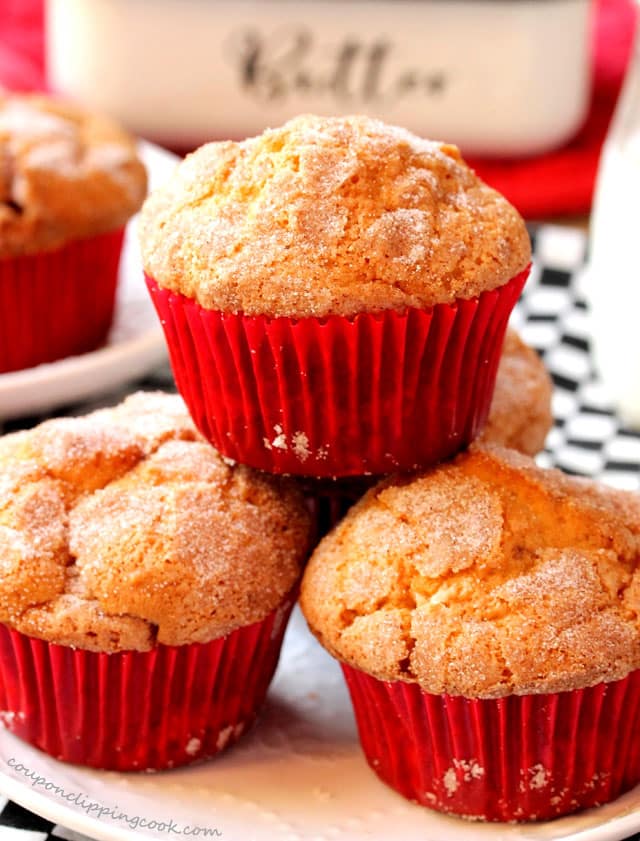 Sour Cream Muffins on plate