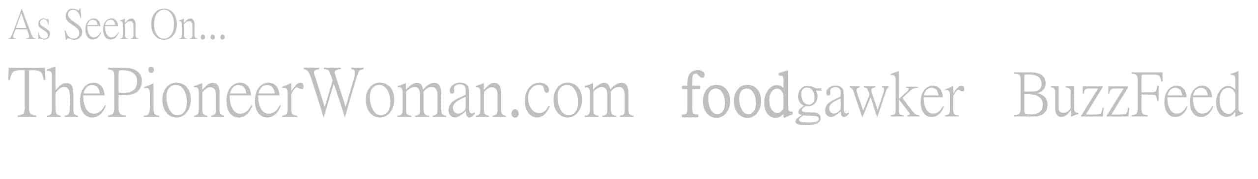 Featured recipe site links